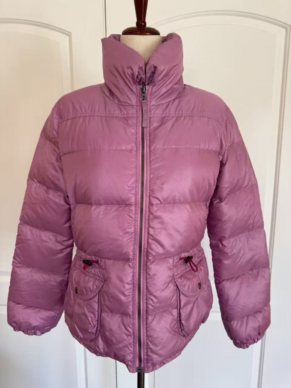 Weekend MaxMara Pink goose down jacket, Sz 10
